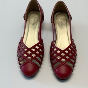 - low flat shoes leather like Materials …